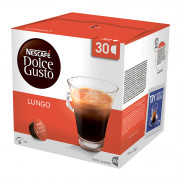 Capsules de café compatibles avec Dolce Gusto® NESCAFÉ Dolce Gusto Lungo, 30 pièces.