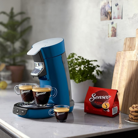 Philips Senseo Viva Café HD6563/70 Kaffemaskin med kaffepads – Blå