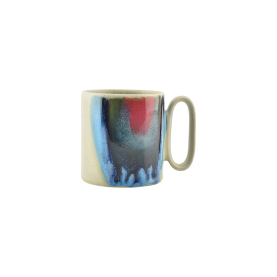 Salt&amp;Pepper Paint Green/Rainbow mugg, 390 ml