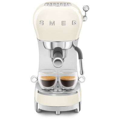 Smeg 50’s Retro Style Cream ECF01CREU Espressomaschine – Creme, B-Ware