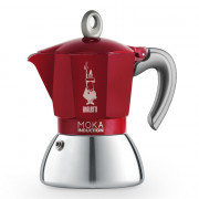 Cafetière à induction Bialetti Moka Induction Red 4 cups (4 tasses)