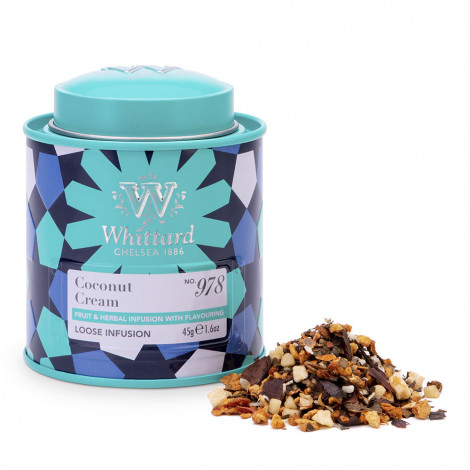 Augļu un zāļu tēja Whittard of Chelsea Coconut Cream, 45 g