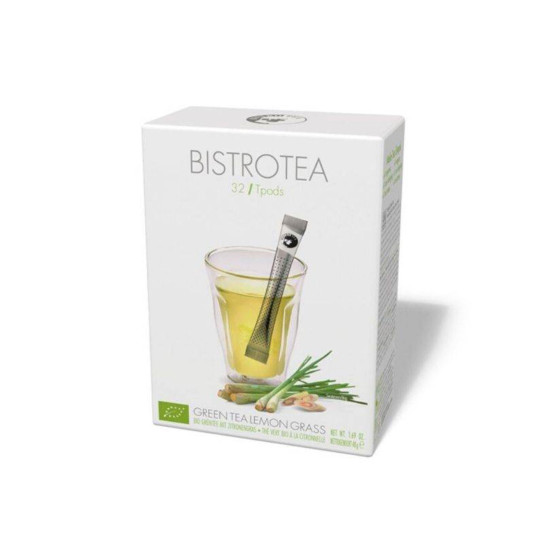 Organic Green Tea Bistro Tea Green Tea Lemon, 32 Pcs.