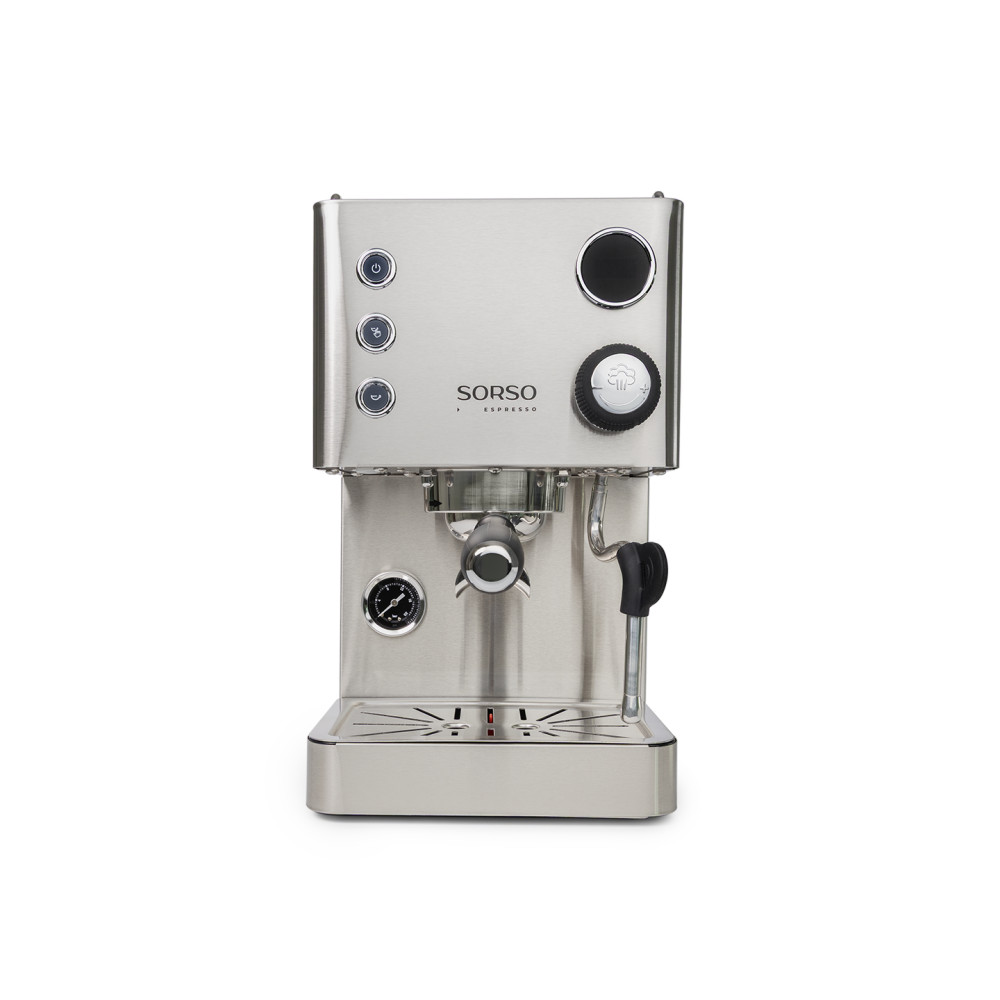 SORSO Espresso kahvikone - ruostumaton teräs