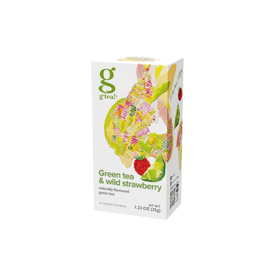 Grüner Tee g'tea! Green Tea & Wild Strawberry, 20 St.