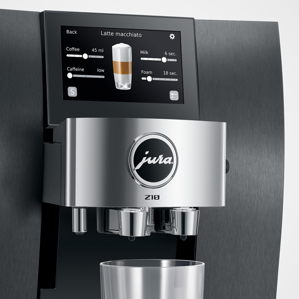 JURA Z10 Aluminium Black (EB) automatinis kavos aparatas - juodas