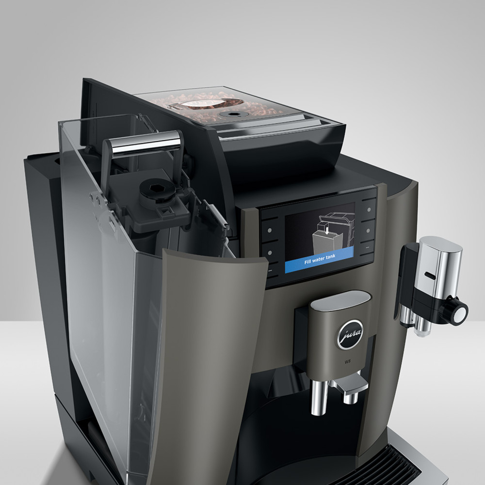Ekspres Automatyczny JURA W8 Dark Inox EA Do Biura Czarny szary Ekspres Automatyczny JURA W8 Dark Inox EA Do Biura Czarny szary