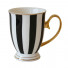 Mug Bombay Duck “Monte Carlo Stripy Black/White”, 300 ml