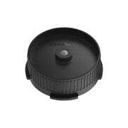Flow control filter cap for AeroPress coffee makers