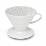 Keramische koffiedruppelaar Hario V60-2 White