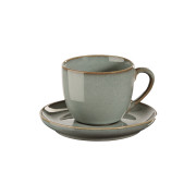 Espresso cup with a saucer Asa Selection Saisons Eucalyptus, 90 ml