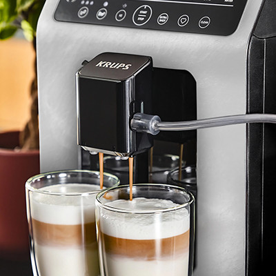 Krups Evidence EcoDesign EA897A10 Kaffeevollautomat – Elfenbein