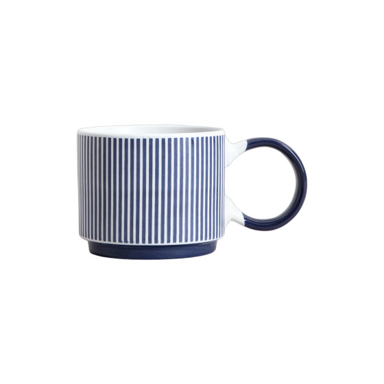 Kubek Homla MULIGO Blue Stripes, 250 ml
