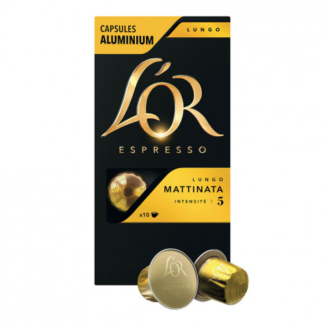 Kawa w kapsułkach do Nespresso® NESPRESSO L’OR Lungo Mattinata, 10 szt.