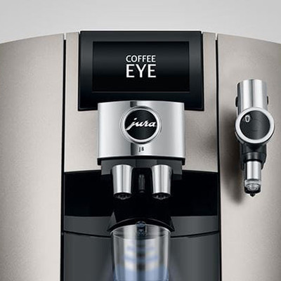 JURA J8 Midnight Silver täisautomaatne kohvimasin – must/hall
