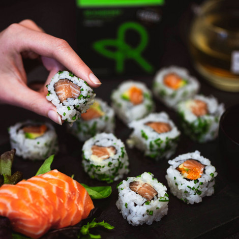 Groene thee Roqberry Sushi & Spice, 12 pcs.