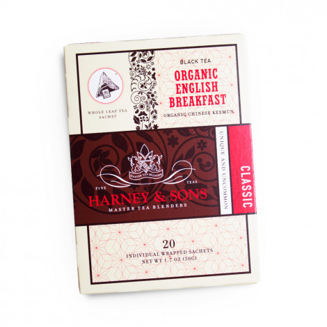 Melnā tēja Harney & Sons “Organic English Breakfast”
