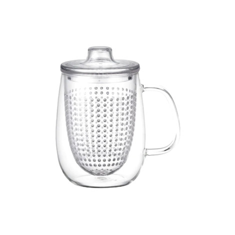 Cup with a strainer and lid Kinto UNITEA Clear, 550 ml