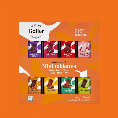 Geschenkbox Galler Mini Tablets Assortment, 24 Stk.