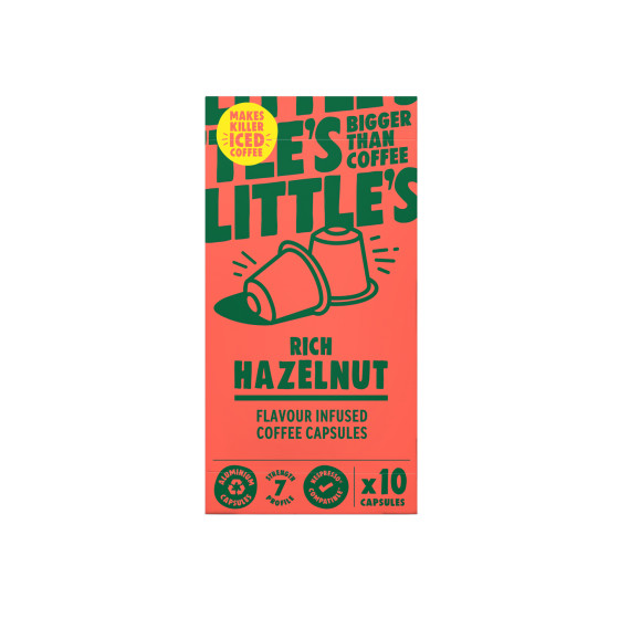 Little's Rich Hazelnut smaksatt kaffe i kaffekapslar kompatibla med Nespresso&reg;, 10 st.