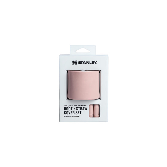 Stanley All-Day Quencher® Stiefel- und Strohhalm-Überzug-Set Pink Dusk, (1.18L) - Rosa