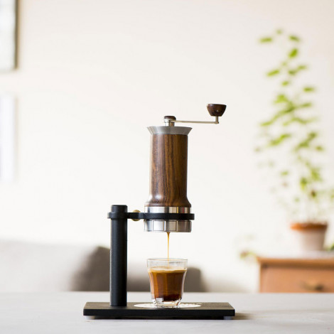 Espressomaschine Aram „Brownish“ + Stahlständer