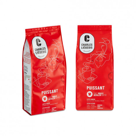 Set gemalen koffie Puissant, 2 x 250 g