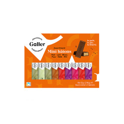 Geschenkbox Miniriegel Galler ,,Mini Batons Assortment, 18 Stk.