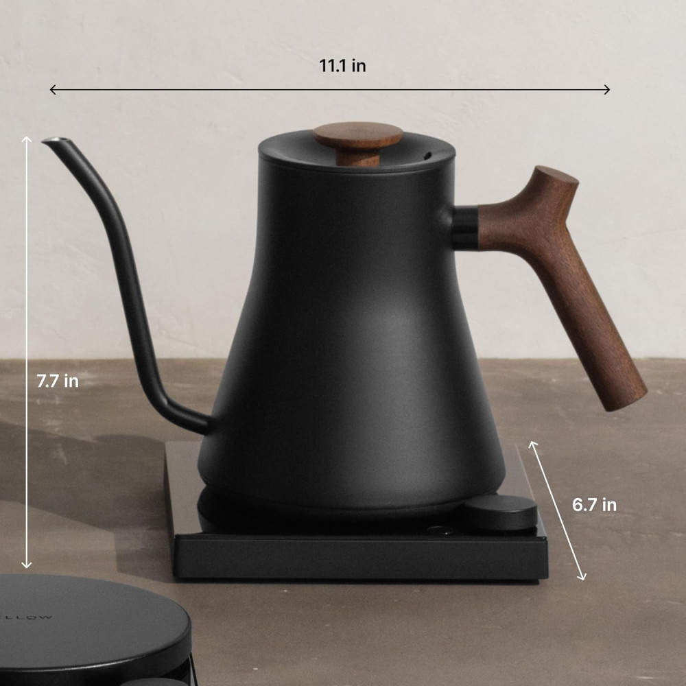 Fellow Stagg EKG PRO Electric kettle, 0.9 l - Matte Black/Wood