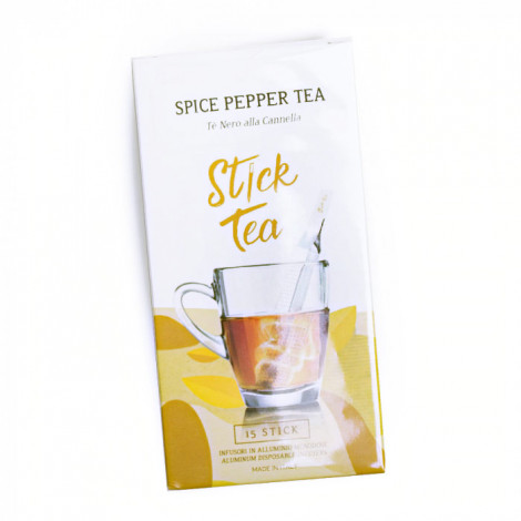Musta tee mausteiden ja kanelin kera Stick Tea ”Spice Pepper Tea”, 15 kpl.