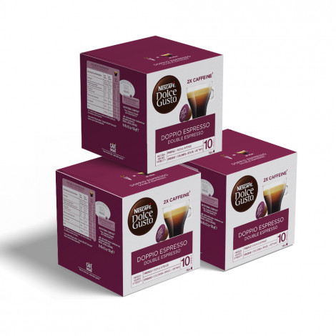 Koffiecapsules NESCAFÉ® Dolce Gusto® “Doppio Espresso”, 3 x 16 st.