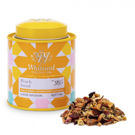 Augļu un zāļu tēja Whittard of Chelsea Peach Swirl, 40 g