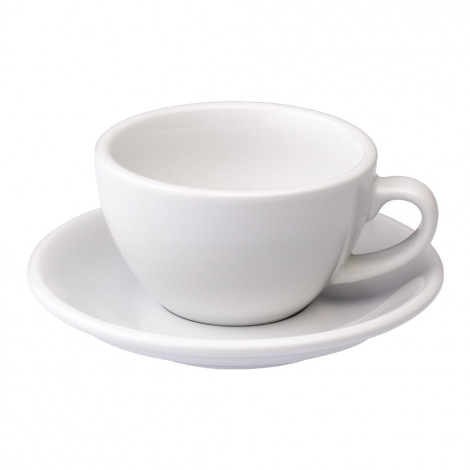 Cappuccino kuppi ja lautanen Loveramics ”Egg White”, 250 ml