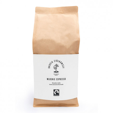 Kawa ziarnista Bracia Ziółkowscy Włoskie espresso Fairtrade, 1 kg