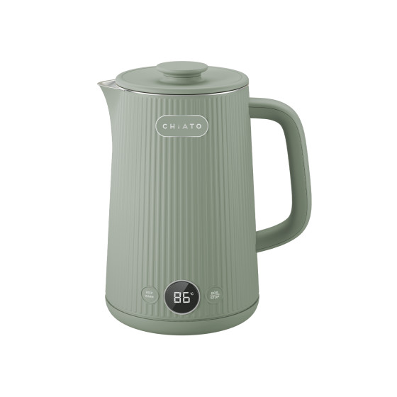 Czajnik elektryczny CHiATO heatPLAY Groove – 1.7 L, jasnozielony