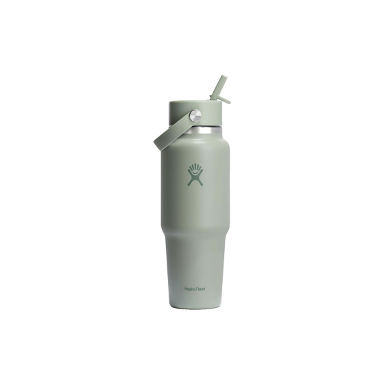 Hydro Flask Wide Mouth Flex Straw Cap Tonal Agave reseflaska, 946 ml