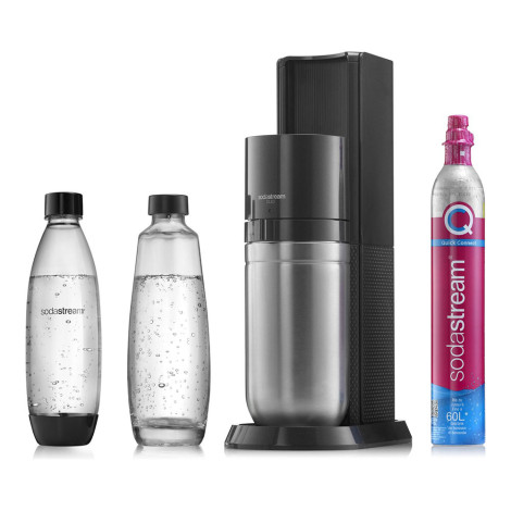 Machine à eau gazeuse SodaStream Duo White + 2 bouteilles - Coffee