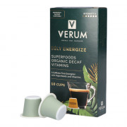 Capsules de café énergétique décaféinés compatibles avec Nespresso® Verum « Dély Energize », 10 pièces.