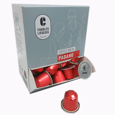 Coffee capsules compatible with Nespresso® Charles Liégeois Padang, 50 pcs.