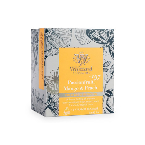 Fruit & herbal cold brew Whittard of Chelsea “Passionfruit, Mango & Peach”, 12 pcs.
