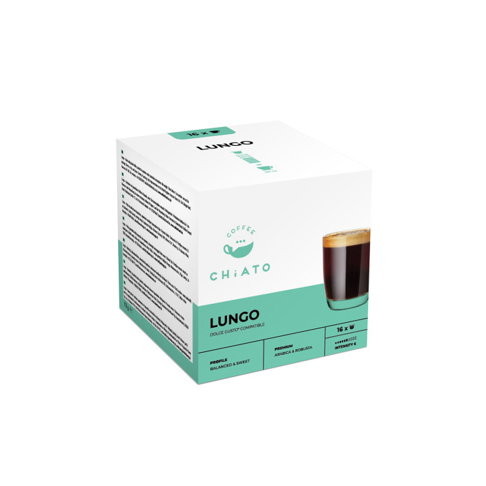 Coffee capsules compatible with NESCAFÉ® Dolce Gusto® CHiATO Lungo, 16 pcs.  - Coffee Friend