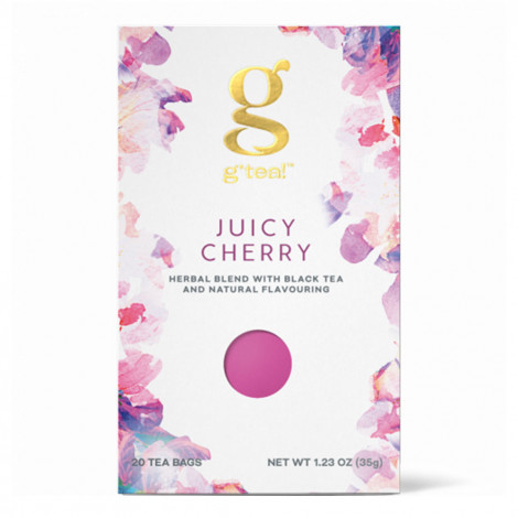 Žolelių arbata g’tea! Juicy Cherry, 20 vnt.