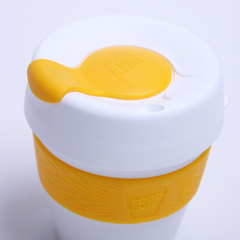 Kohvitass KeepCup White/Yellow, 227 ml