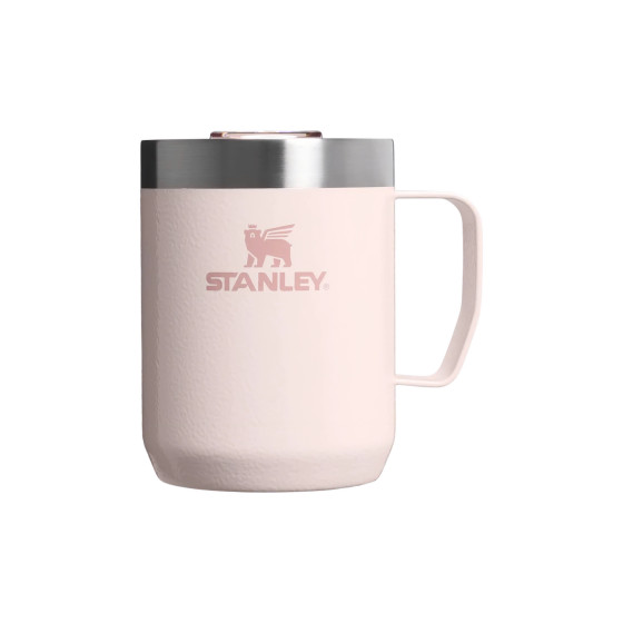 Kubek turystyczny Stanley Everyday Camp Hammertone Rose Quartz – 230 ml, różowy
