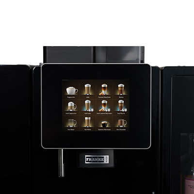 Franke A600 NM – Helautomatisk kaffemaskin med bönor för företag, Svart