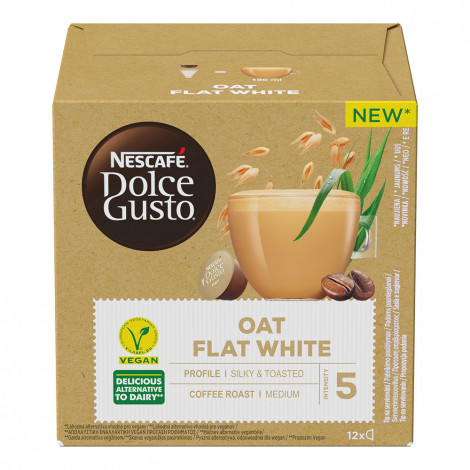 Kavos kapsulės NESCAFE® Dolce Gusto® Oat Flat White, 12 vnt.