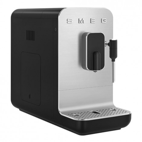 Kaffeemaschine Smeg „50’s Style Silver Black BCC02BLMEU“