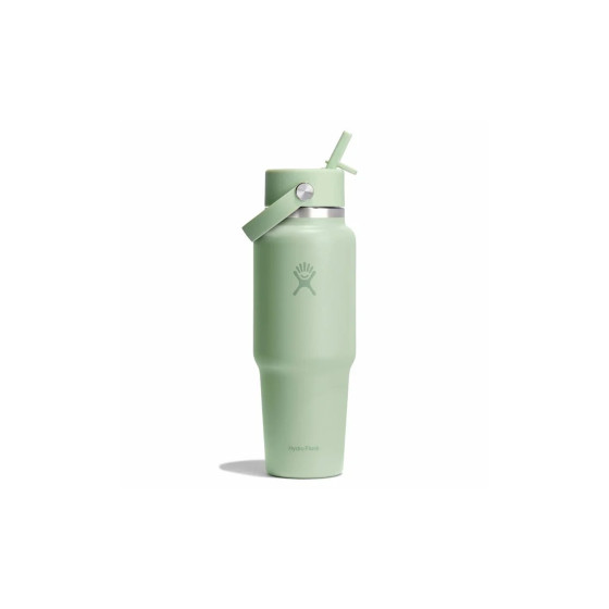 Hydro Flask Wide Mouth Flex Straw Cap Aloe reseflaska, 946 ml