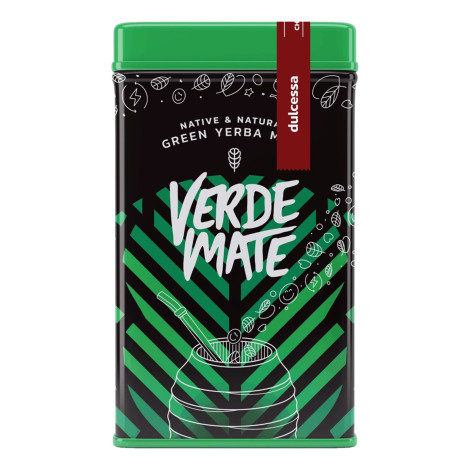 Yerba Mate Verde Mate Green Dulcessa w puszce z dozownikiem, 500 g