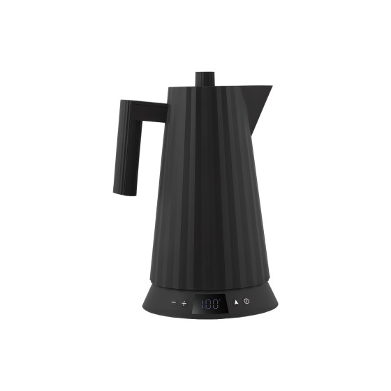 Czajnik elektryczny Alessi Plissé MDL21 B – z regulacją temperatury, czarny